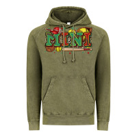 Vintage Olive mini softball Vintage Hoodie - Zillion Design Studio