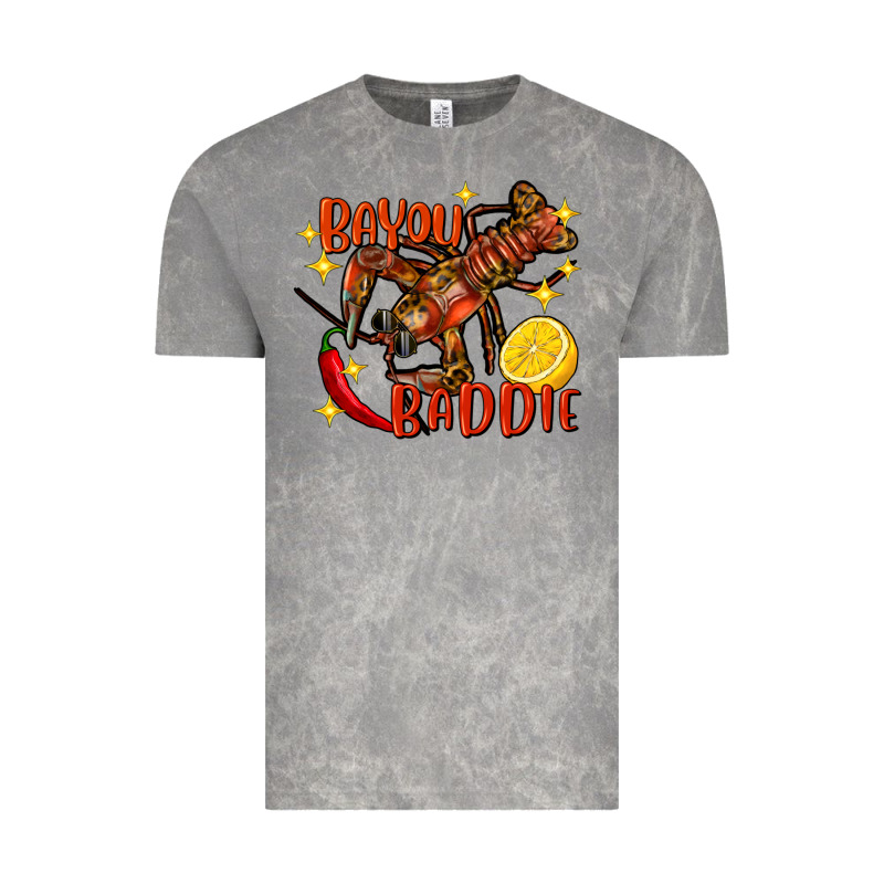 Crawfish Bayou Baddie Vintage Tee by FaDigitalArtStudio | Teevron