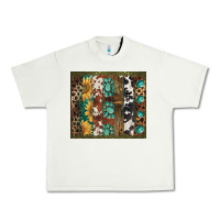 Pistachio western patterns brushstroke Urban Heavy Tee - BarkalooDesign