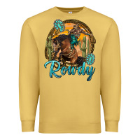 Antique Gold western rowdy Premium Sweatshirt - NancyCooperArtShop