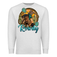 Oatmeal Heather western rowdy Premium Sweatshirt - NancyCooperArtShop