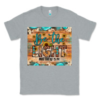 Heather Grey be the light matthew 5 14 Classic Tee - JahusDesignShop