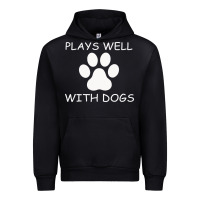 Black Plays Well With Dogs Urban Hoodie - Bettercallsaul