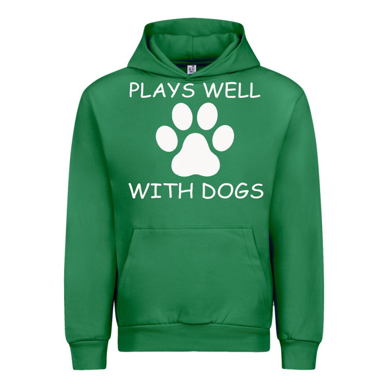 Plays Well With Dogs Urban Hoodie by Bettercallsaul | Teevron