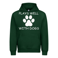 Forest Green Plays Well With Dogs Urban Hoodie - Bettercallsaul