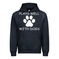 Navy Plays Well With Dogs Urban Hoodie - Bettercallsaul
