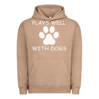 Pigment Burro Plays Well With Dogs Urban Hoodie - Bettercallsaul
