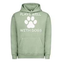 Pigment Oil Green Plays Well With Dogs Urban Hoodie - Bettercallsaul