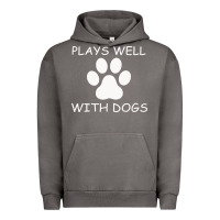 Pigment Tornado Plays Well With Dogs Urban Hoodie - Bettercallsaul