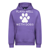 Tulip Plays Well With Dogs Urban Hoodie - Bettercallsaul