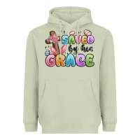 Matcha saved by his grace Heavyweight Hoodie - MaliasSmallBusiness