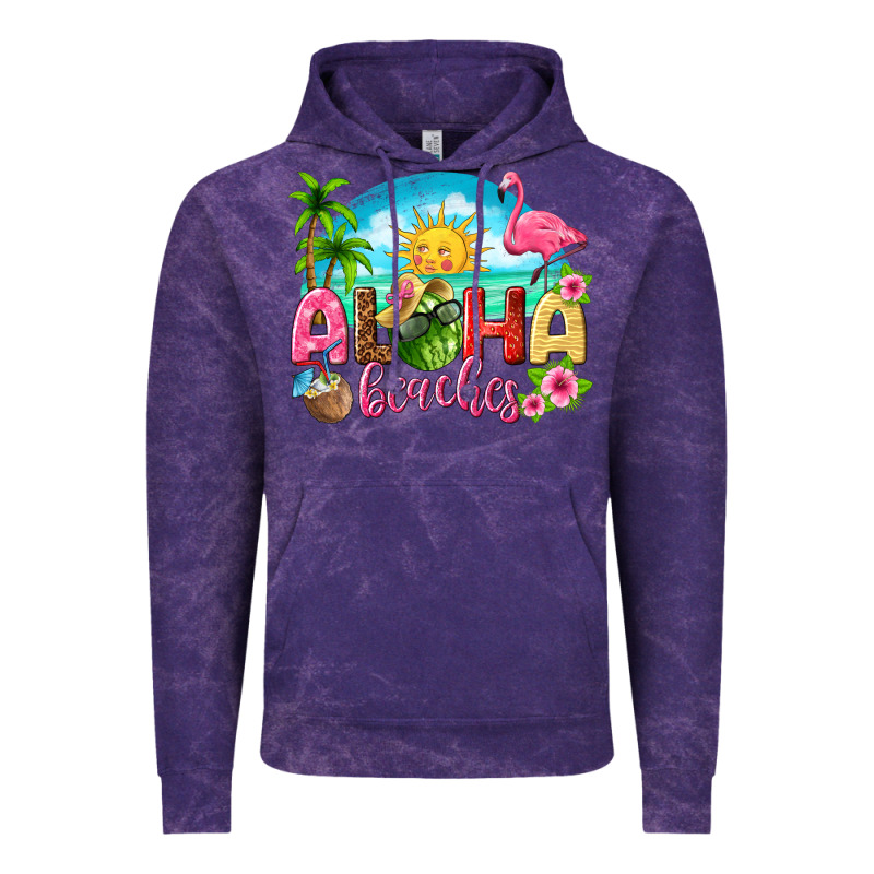 Aloha Beaches Vintage Hoodie by texasbilliewilder | Teevron