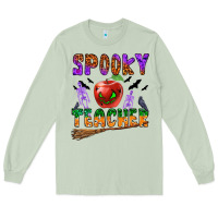 Matcha spooky teacher Long Sleeve Tee - BundleAndBundleShop