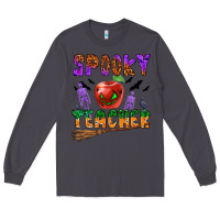 Smoke spooky teacher Long Sleeve Tee - BundleAndBundleShop