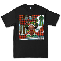 Black Christmas African girl Premium Tee - BarkalooDesign