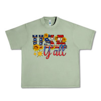 Oil Green usa y all Urban Heavy Tee - HRA Design Shop