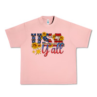 Salmon usa y all Urban Heavy Tee - HRA Design Shop