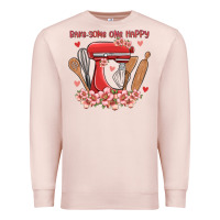 Pale Pink bake same one happy Premium Sweatshirt - MaliasSmallBusiness