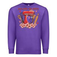 Purple bake same one happy Premium Sweatshirt - MaliasSmallBusiness