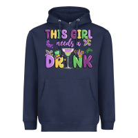 Navy this girl needs a drink Heavyweight Hoodie - MaliasSmallBusiness