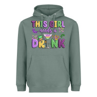Sage this girl needs a drink Heavyweight Hoodie - MaliasSmallBusiness