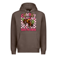 Coffee cowboy take me away Premium Hoodie - LillyAllenDesigns