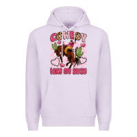 Lilac cowboy take me away Premium Hoodie - LillyAllenDesigns