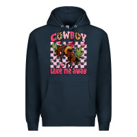 Navy cowboy take me away Premium Hoodie - LillyAllenDesigns