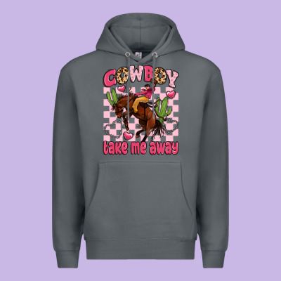 Cowboy Take Me Away Premium Hoodie Designed By Lillyallendesigns