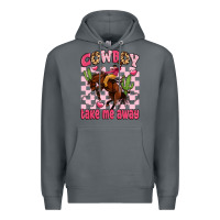 Rock cowboy take me away Premium Hoodie - LillyAllenDesigns