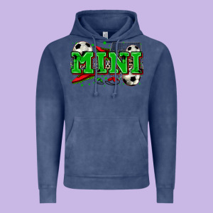Mini Soccer Vintage Hoodie Designed By Zillion Design Studio