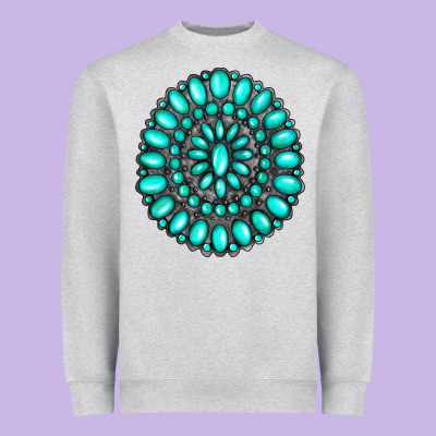 Gemstone Jewelry Heavyweight Sweatshirt Designed By Ranaportraitstore