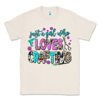 Natural just a girl who loves crafting Classic Tee - AdoDesignShop