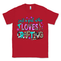 Red just a girl who loves crafting Classic Tee - AdoDesignShop