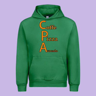 Coffe Pizza Avocado Urban Hoodie Designed By Bettercallsaul