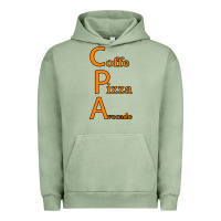 Pigment Oil Green coffe pizza avocado Urban Hoodie - Bettercallsaul
