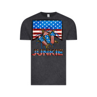 Vintage Black American junkie Vintage Tee - Neo Western