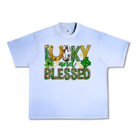 Grape Ice Lucky and blessed st. patricks day Urban Heavy Tee - Neo Western