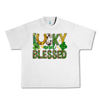 Lunar Rock Lucky and blessed st. patricks day Urban Heavy Tee - Neo Western