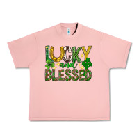 Lucky And Blessed St. Patricks Day Urban Heavy Tee | Teevron