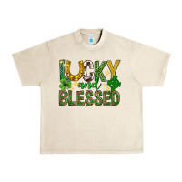 Sandshell Lucky and blessed st. patricks day Urban Heavy Tee - Neo Western
