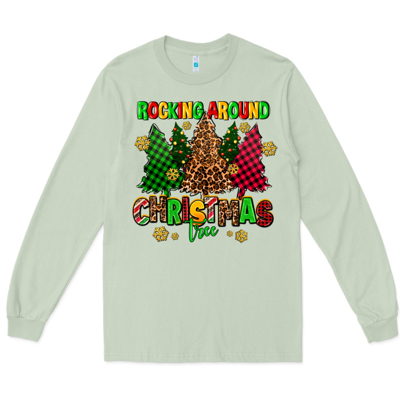 Rocking Around The Christmas Tree Long Sleeve Tee by AdoDesignShop | Teevron
