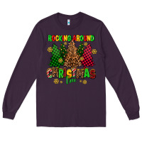 Plum rocking around the christmas tree Long Sleeve Tee - AdoDesignShop