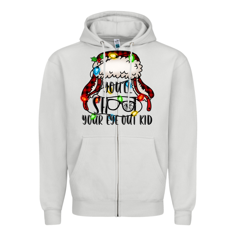 You'll Shoot Your Eye Out Kid Christmas Story Zipper Hoodie by Jasminsmagicworld | Teevron