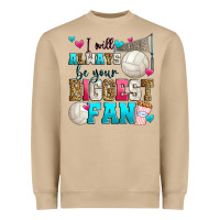 Mushroom i will always be your biggest fan volleyball Heavyweight Sweatshirt - Zillion Design Studio