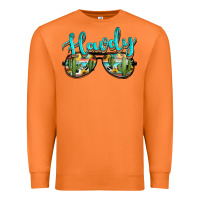 Carrot western howdy police sunglasses Premium Sweatshirt - NancyCooperArtShop