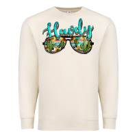 Sandshell western howdy police sunglasses Premium Sweatshirt - NancyCooperArtShop