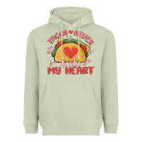 Matcha tacos never broke my heart Heavyweight Hoodie - MaliasSmallBusiness