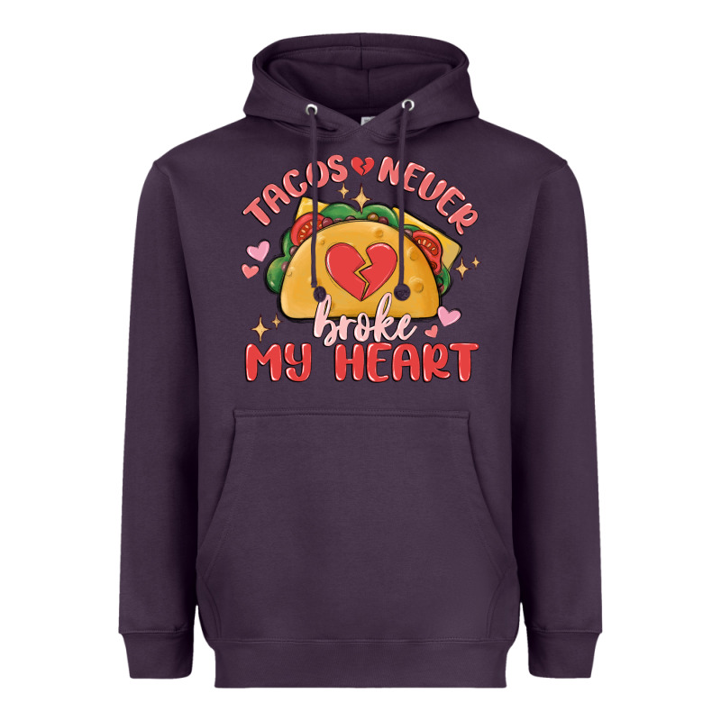 Tacos Never Broke My Heart Heavyweight Hoodie by MaliasSmallBusiness | Teevron