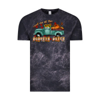Cloud Black meet me af the pumpkin patch Vintage Tee - CowhideDigitalArt